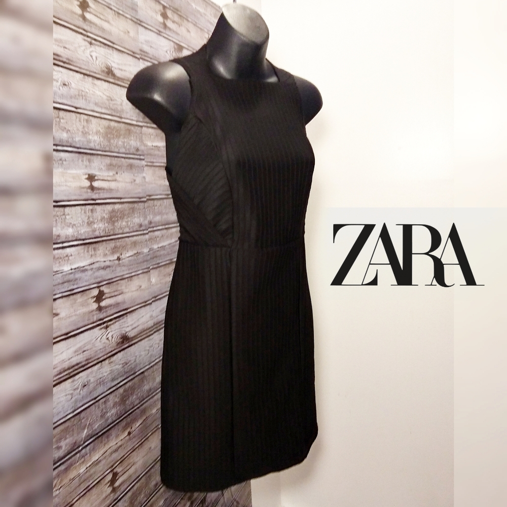Ribbed Modern Shift Dress by Zara